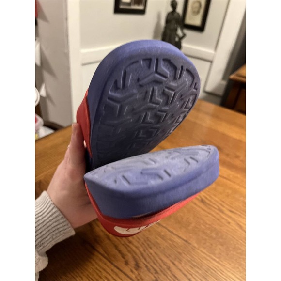 The North Face Mens Base Camp Sandal Slides Size 9 M Red & Blue Basecamp - Picture 12 of 16